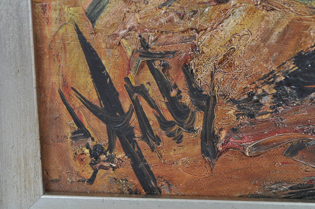 Henri d'Anty Signed Oil Painting "Maisons"