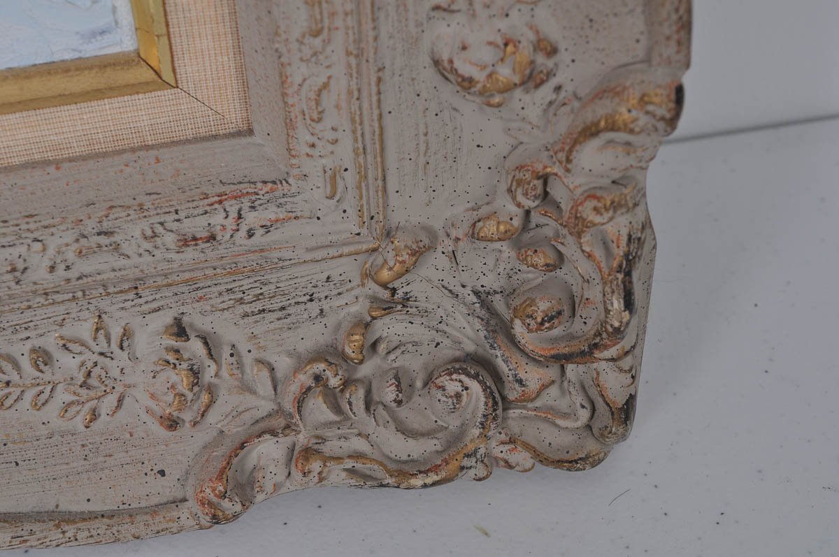 Florine Gompf Signed Oil Painting of Floral Still Life