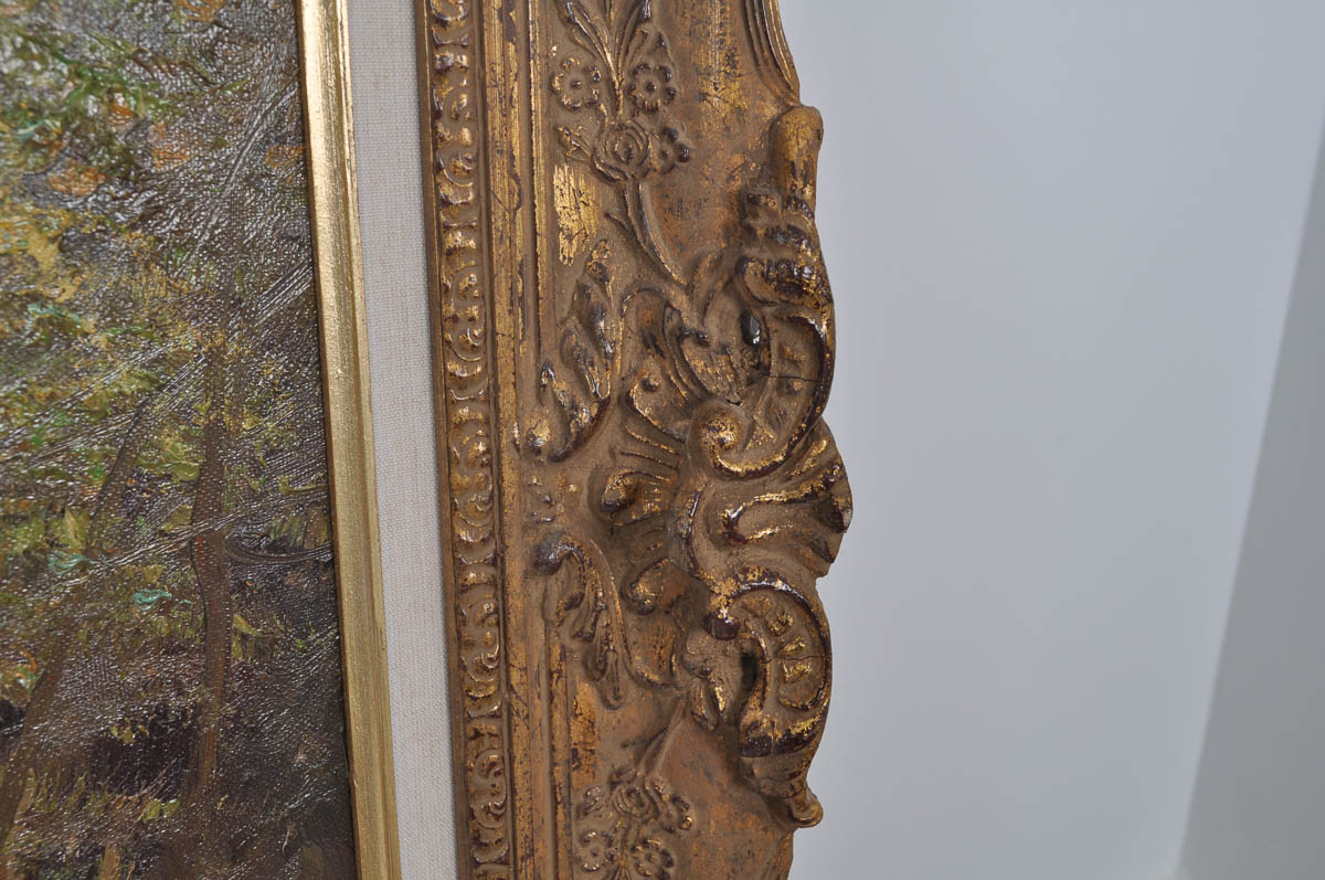 Günter Seekatz Signed Oil Painting of Street Vendors