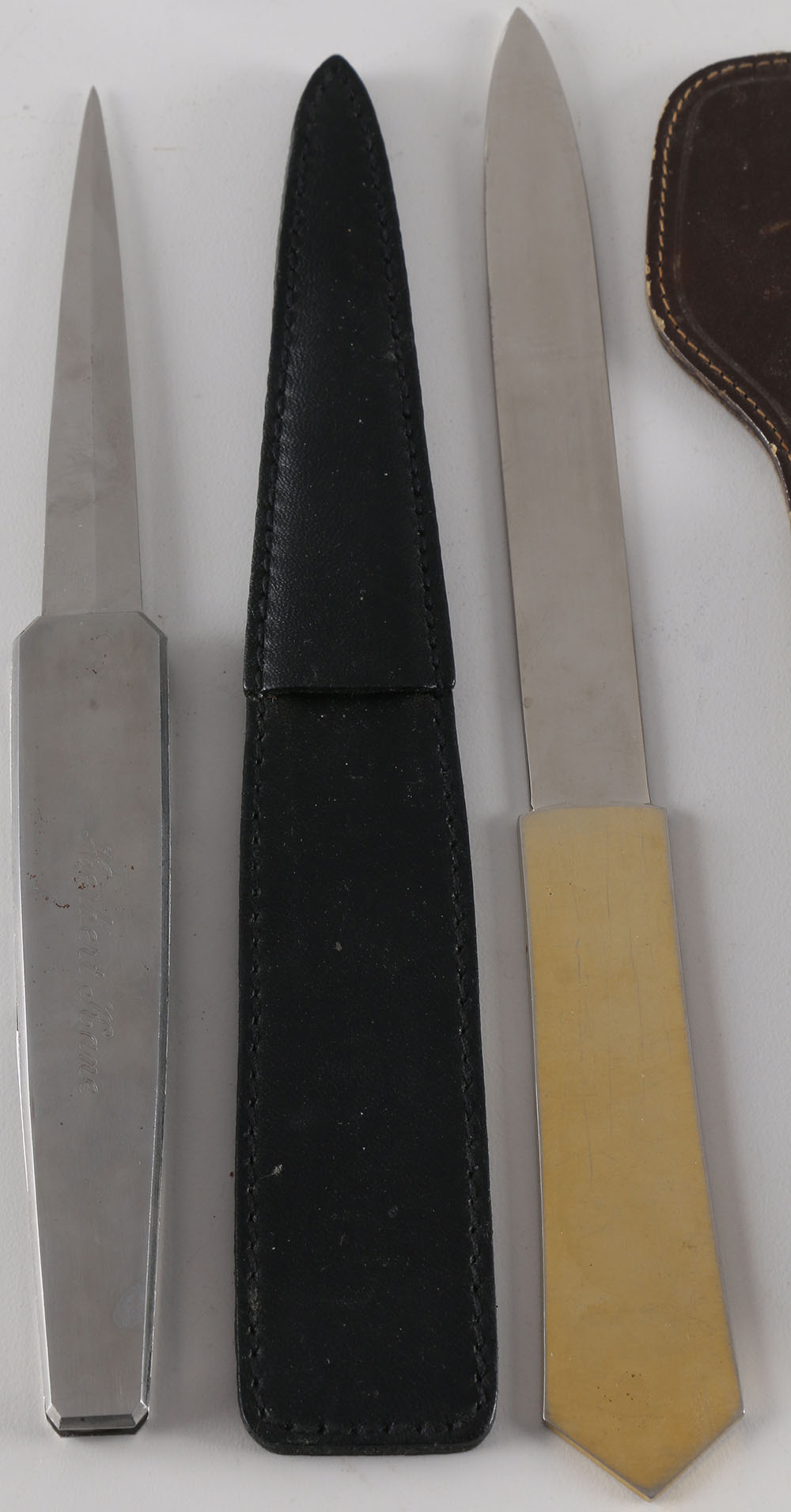 Vintage Letter Openers And Magnifying Glass