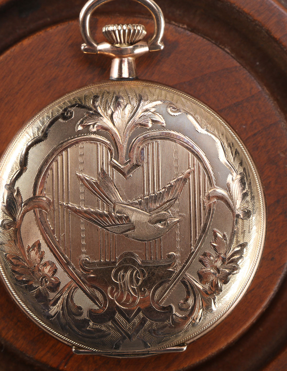 Antique Waltham Bond St Grade Pocket Watch In Cloche