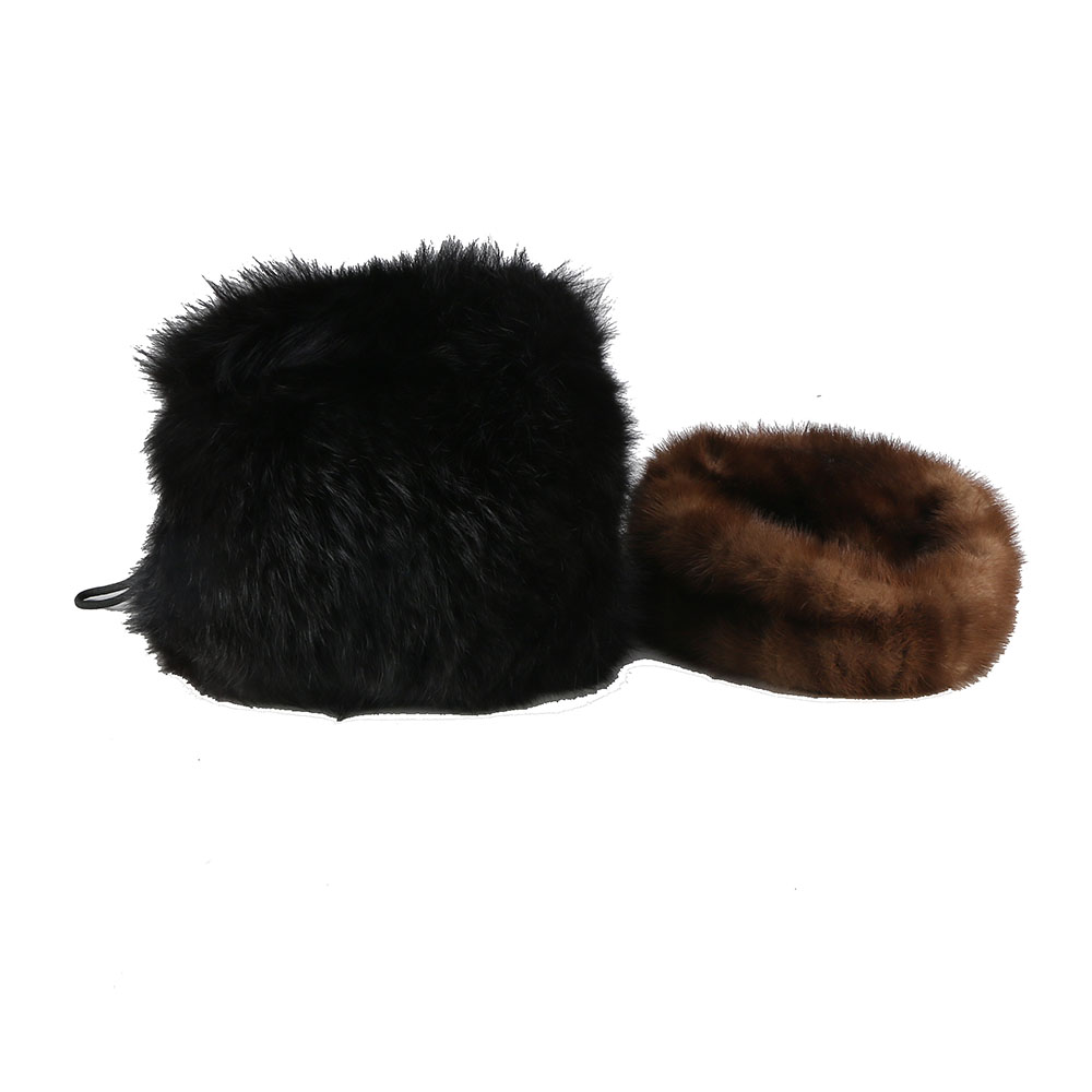 Vintage Women's Fur Hat and Muff