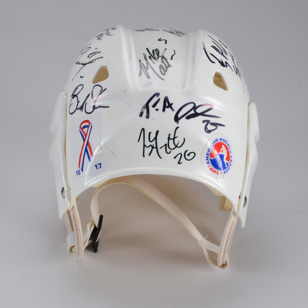 Mighty Ducks Signed Helmet
