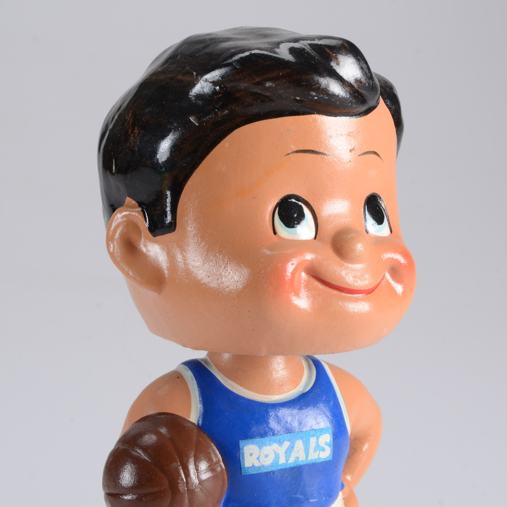 Rare 1960s Cincinnati Royals Basketball Bobble Head Doll