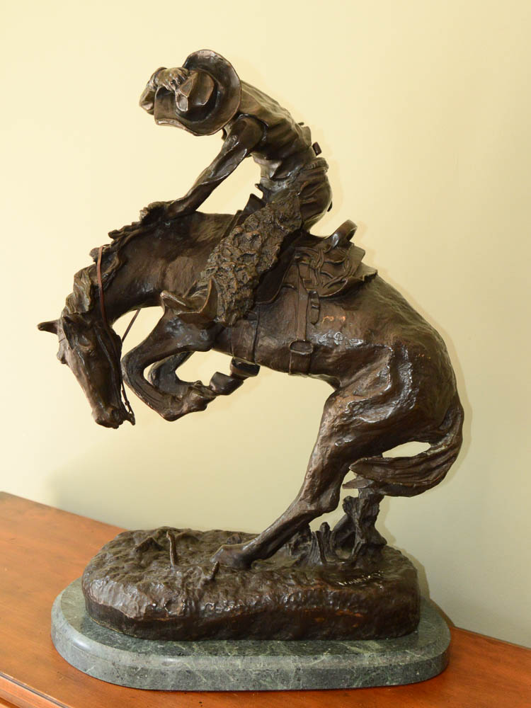 Frederick Remington Bronze Reproduction "The Rattlesnake"