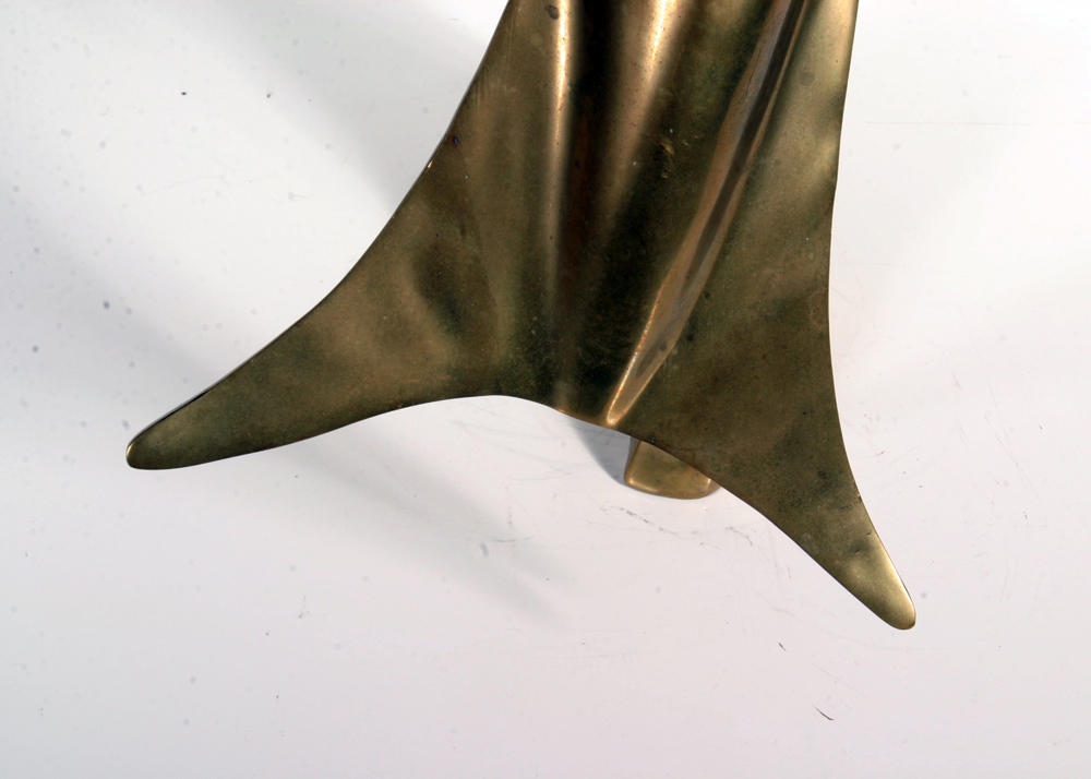 Brass Dolphin Statuette
