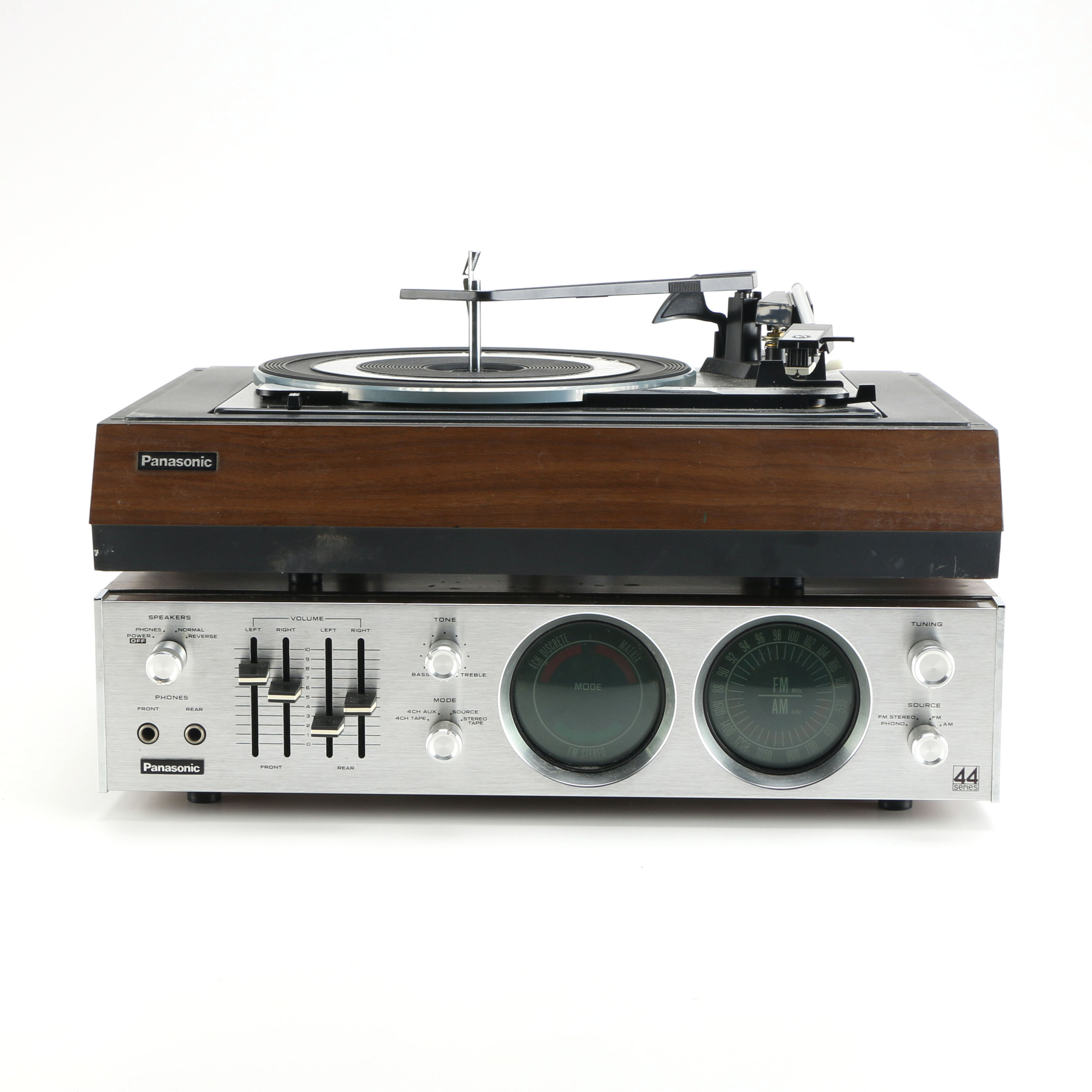 Vintage Panasonic Turntable and Receiver