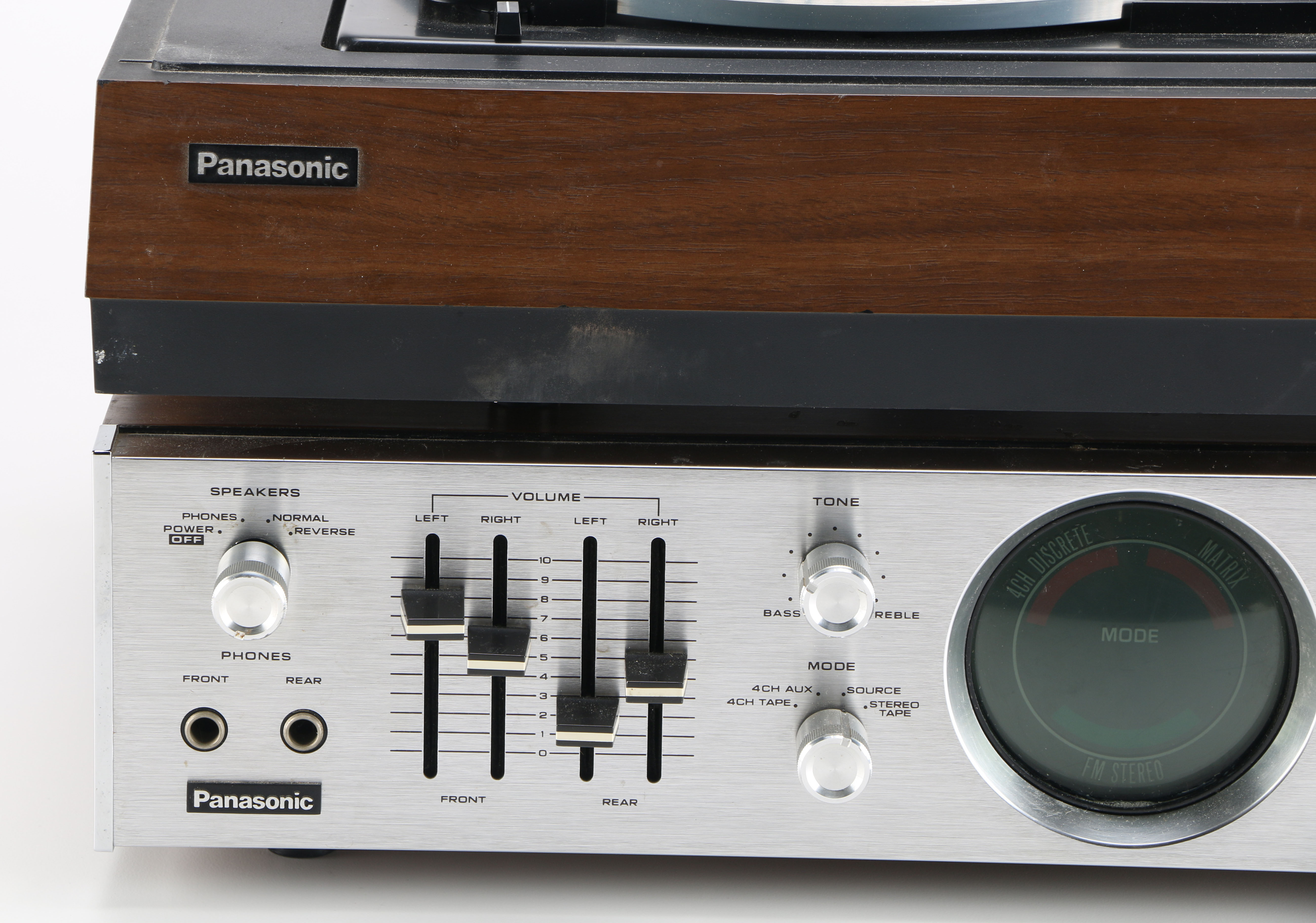 Vintage Panasonic Turntable and Receiver