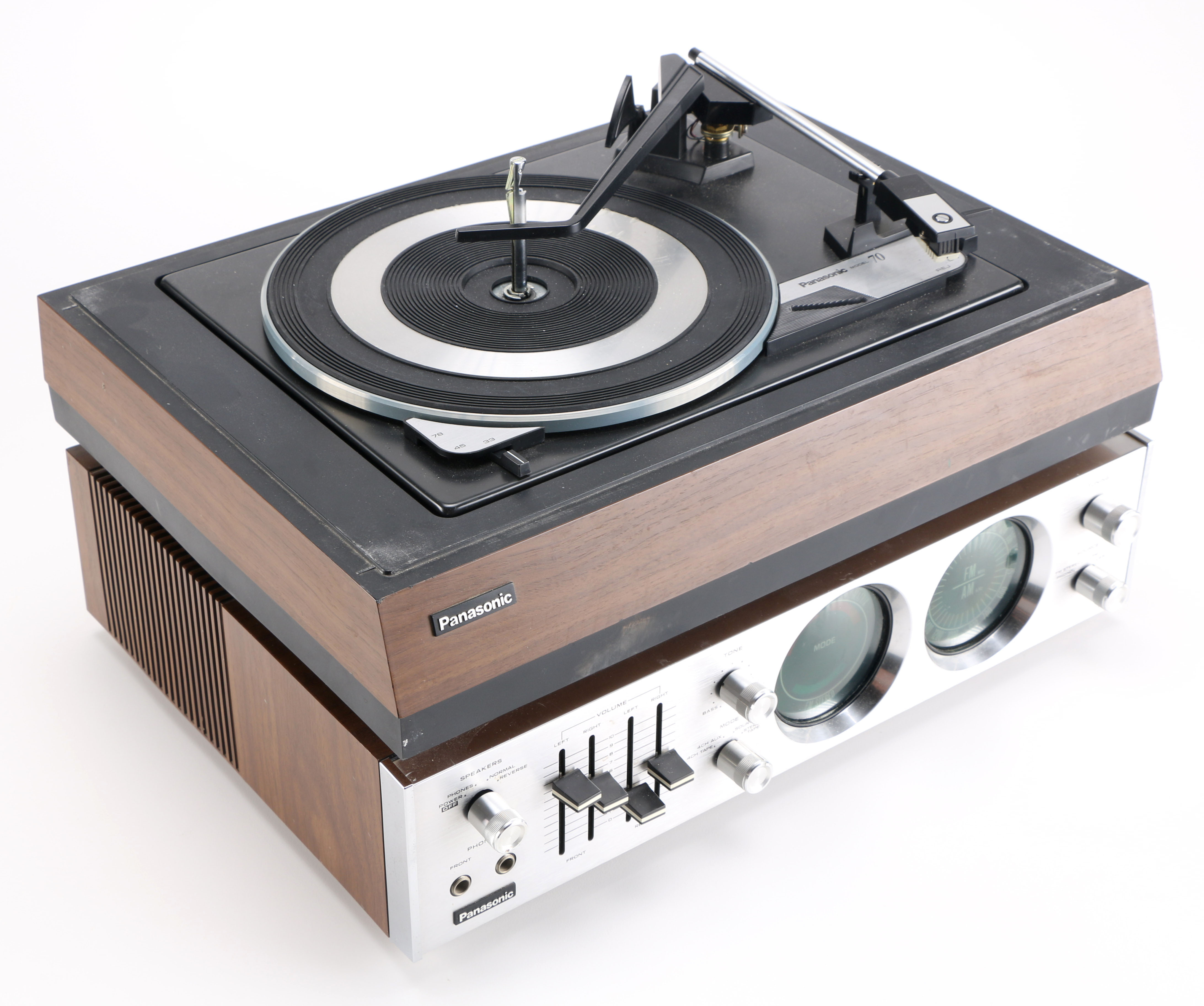 Vintage Panasonic Turntable and Receiver