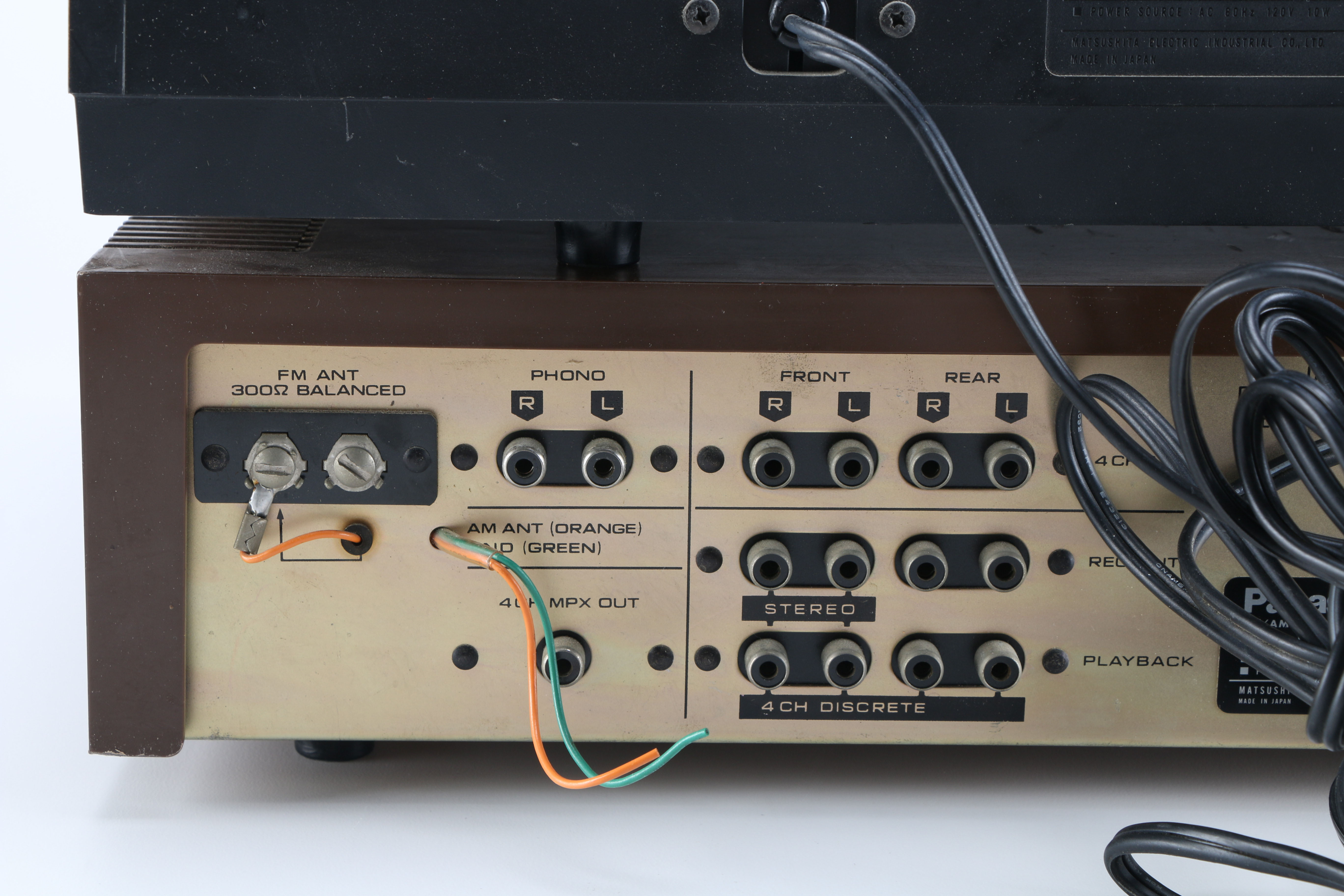 Vintage Panasonic Turntable and Receiver