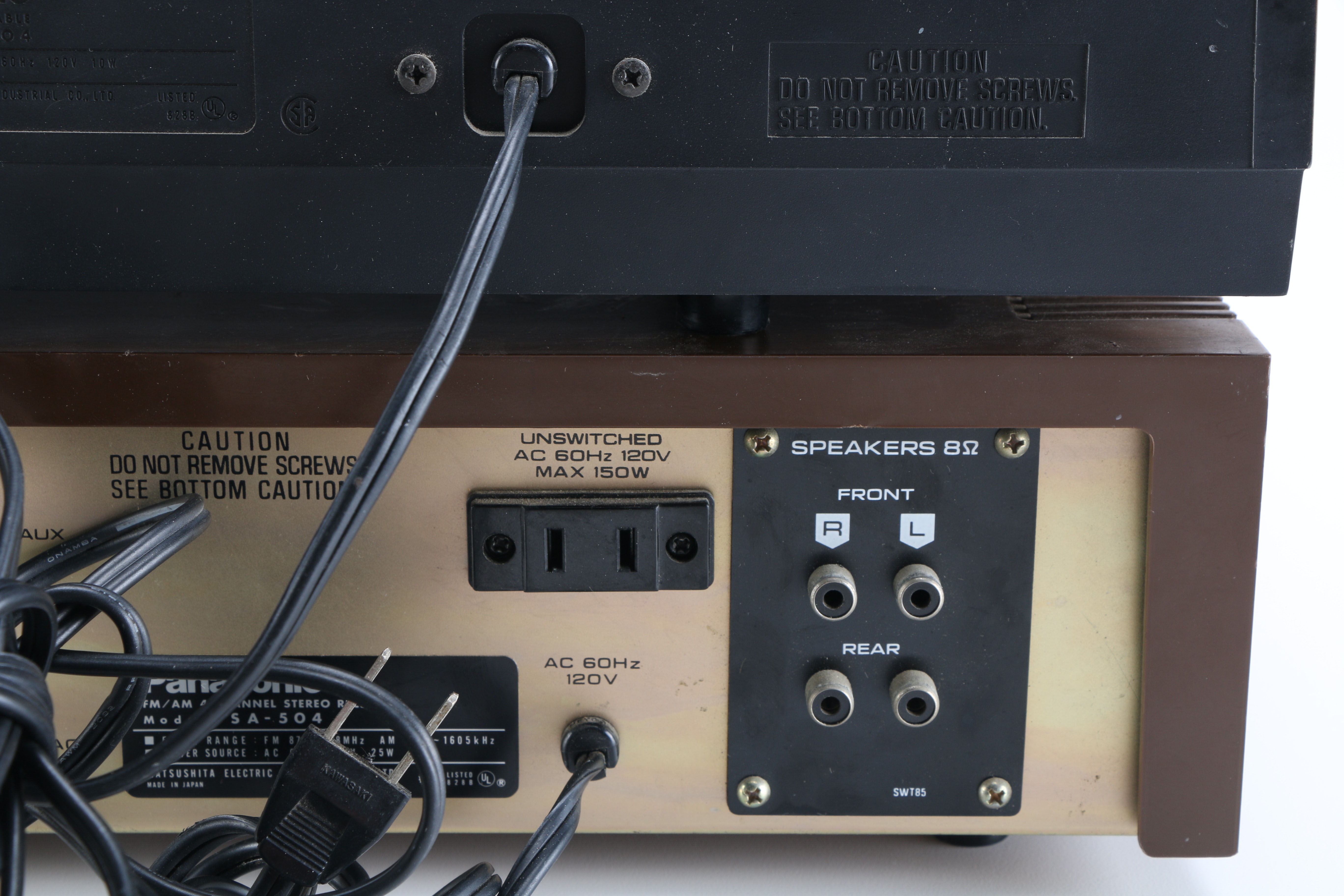 Vintage Panasonic Turntable and Receiver