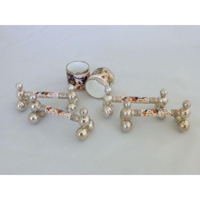 Antique Napkin Ring & Knife Rest Set