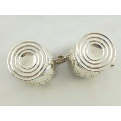 Antique Hamilton Sterling Silver Creamer and Sugar Bowl