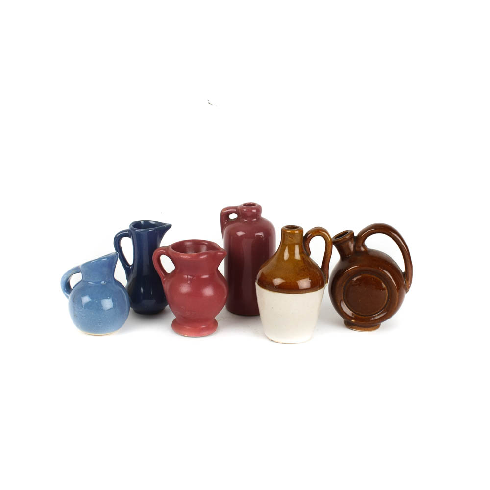 Collection of Uhl Pottery Miniature Tableware