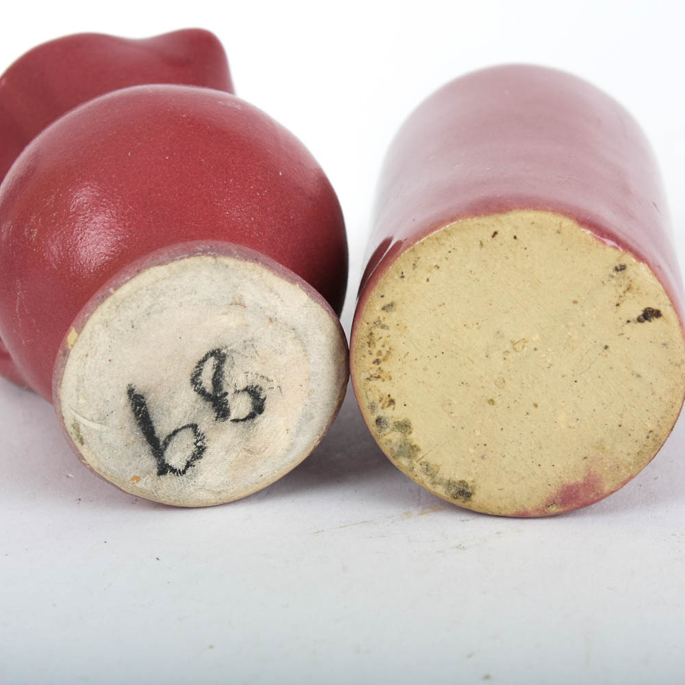 Collection of Uhl Pottery Miniature Tableware