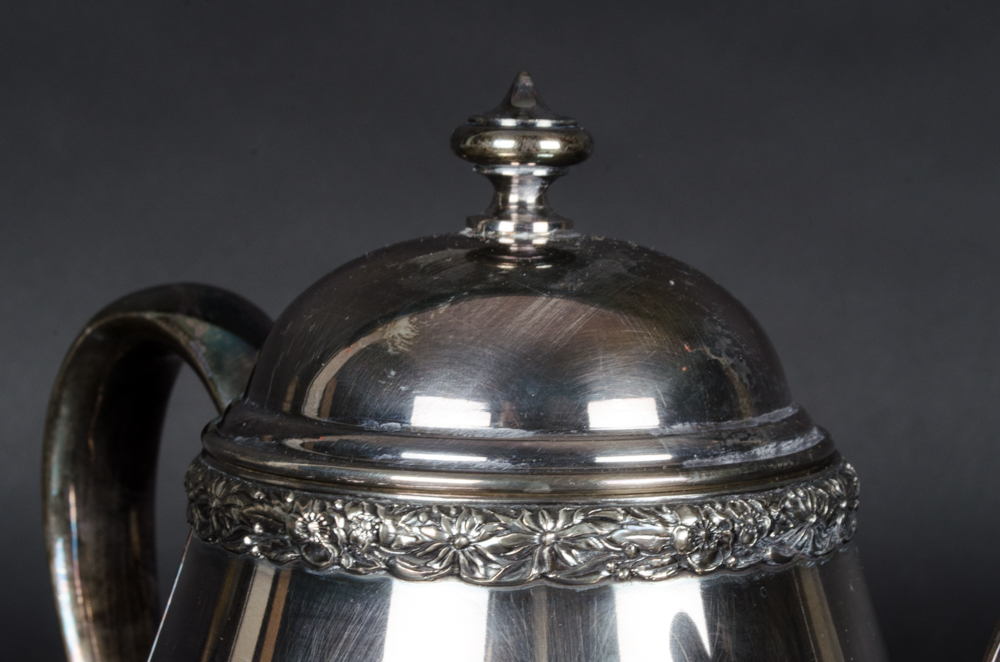 Rogers "Primrose" Silver Plate Tea Service