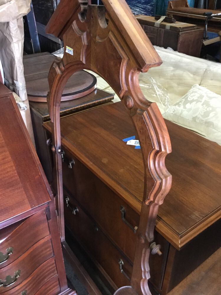 Mirror with Wood Frame