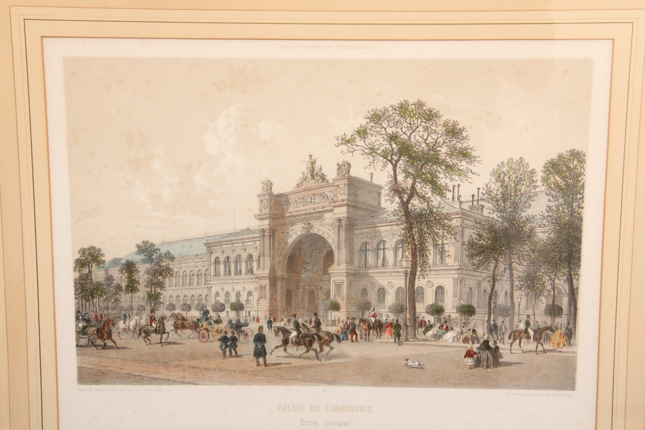 Benoist "Paris Dans Sa Splendeur" Chromolithographs