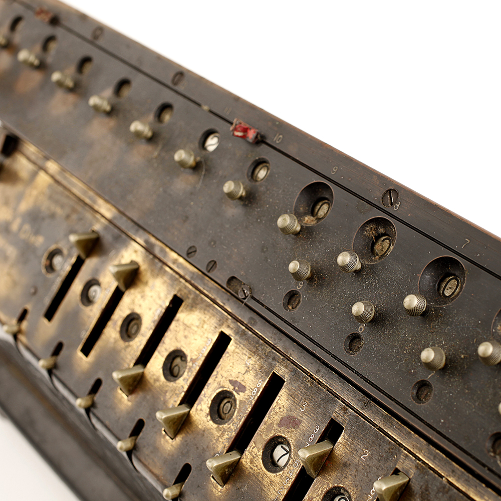 Circa 1880 Oskar Müeller "Time is Money" Arithometer