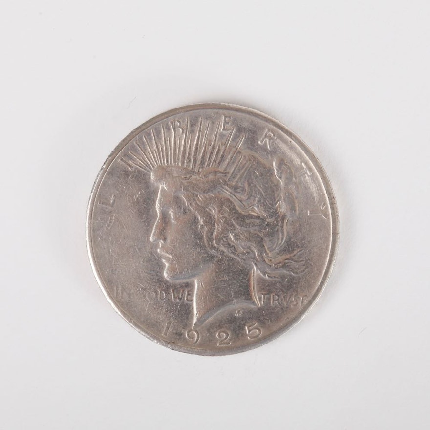 1925 Liberty Peace Silver Dollar