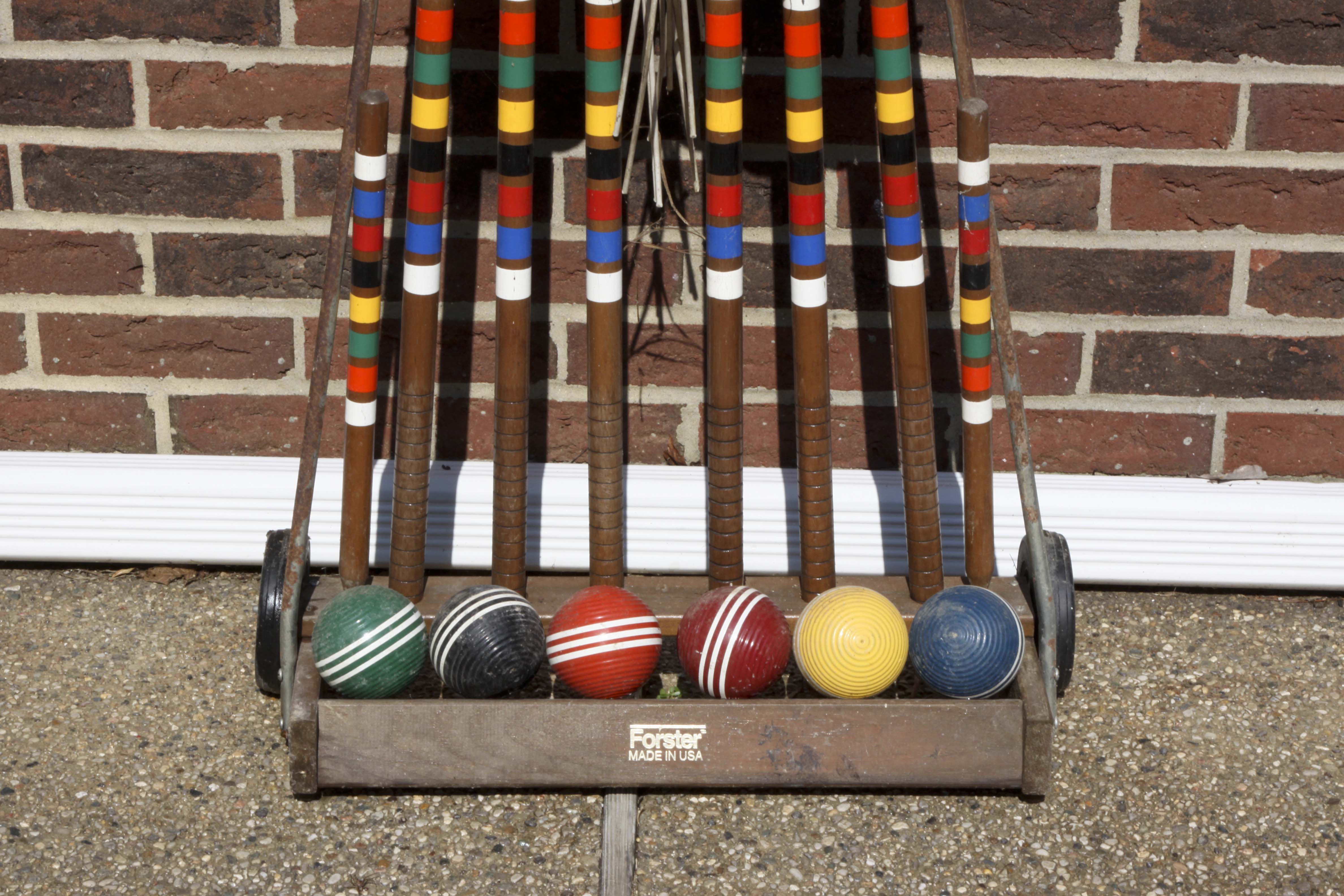 Vintage Forster Croquet Set