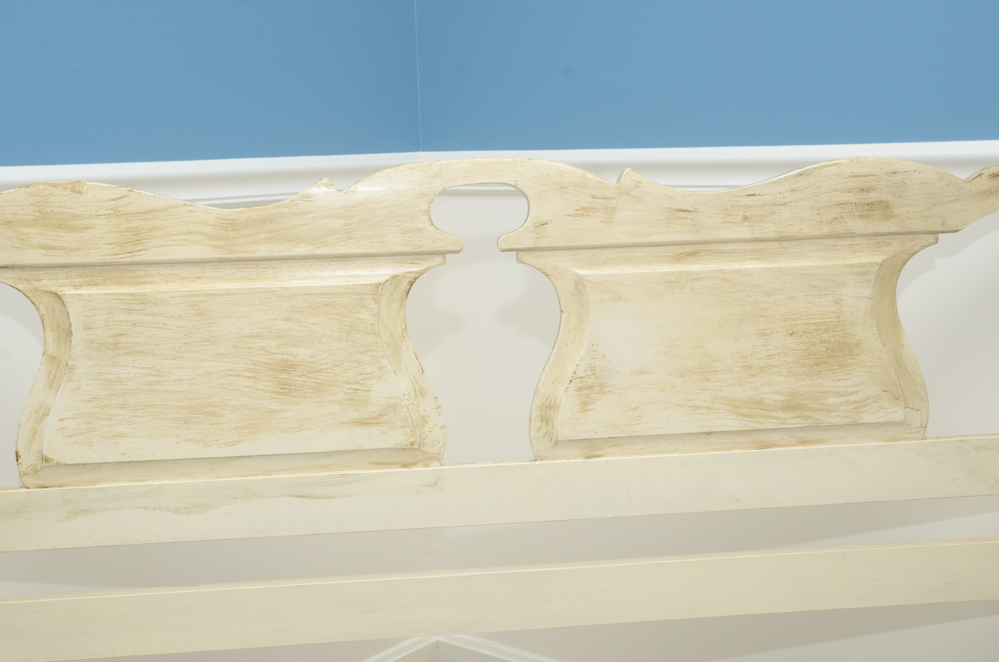 Full Size Headboard with Antique Glaze Finish