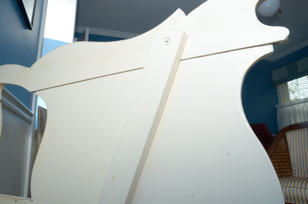 Full Size Headboard with Antique Glaze Finish