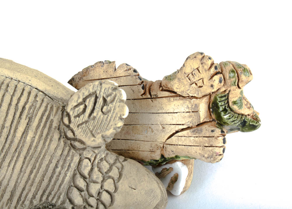 Artesania Rinconada Pottery Animal Figurines with Glazed Details