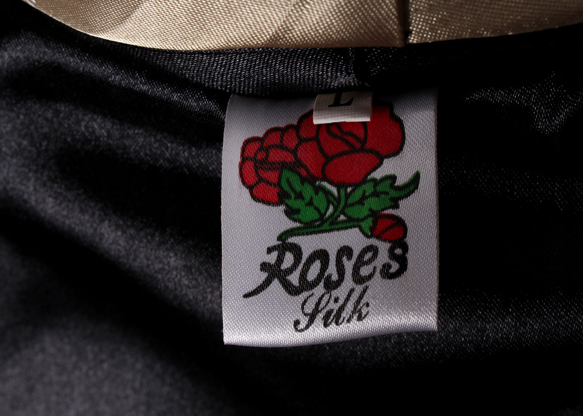 Reversible Silk Chinese Inspired Robe by Roses