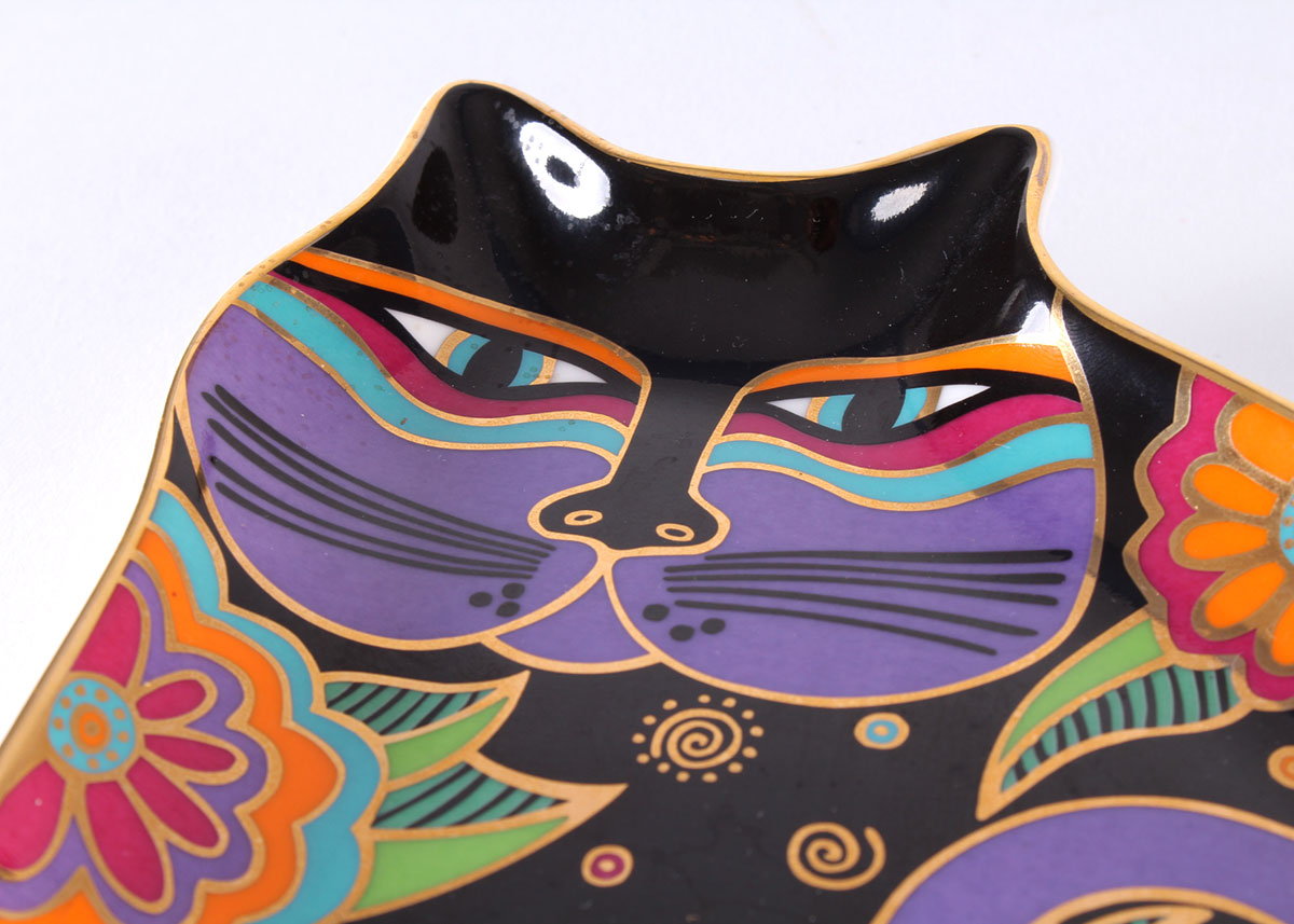 Laurel Burch "Feline Fantasy" Limited Edition Plate by Franklin Mint