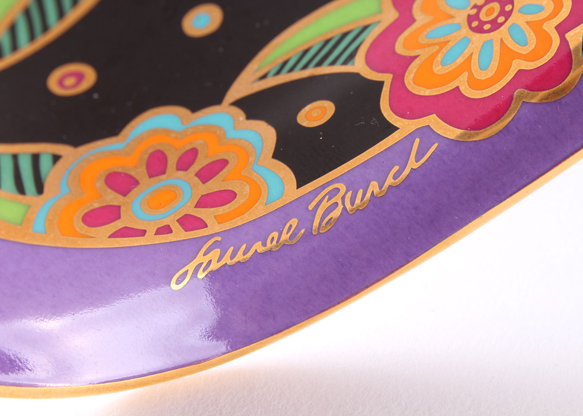 Laurel Burch "Feline Fantasy" Limited Edition Plate by Franklin Mint