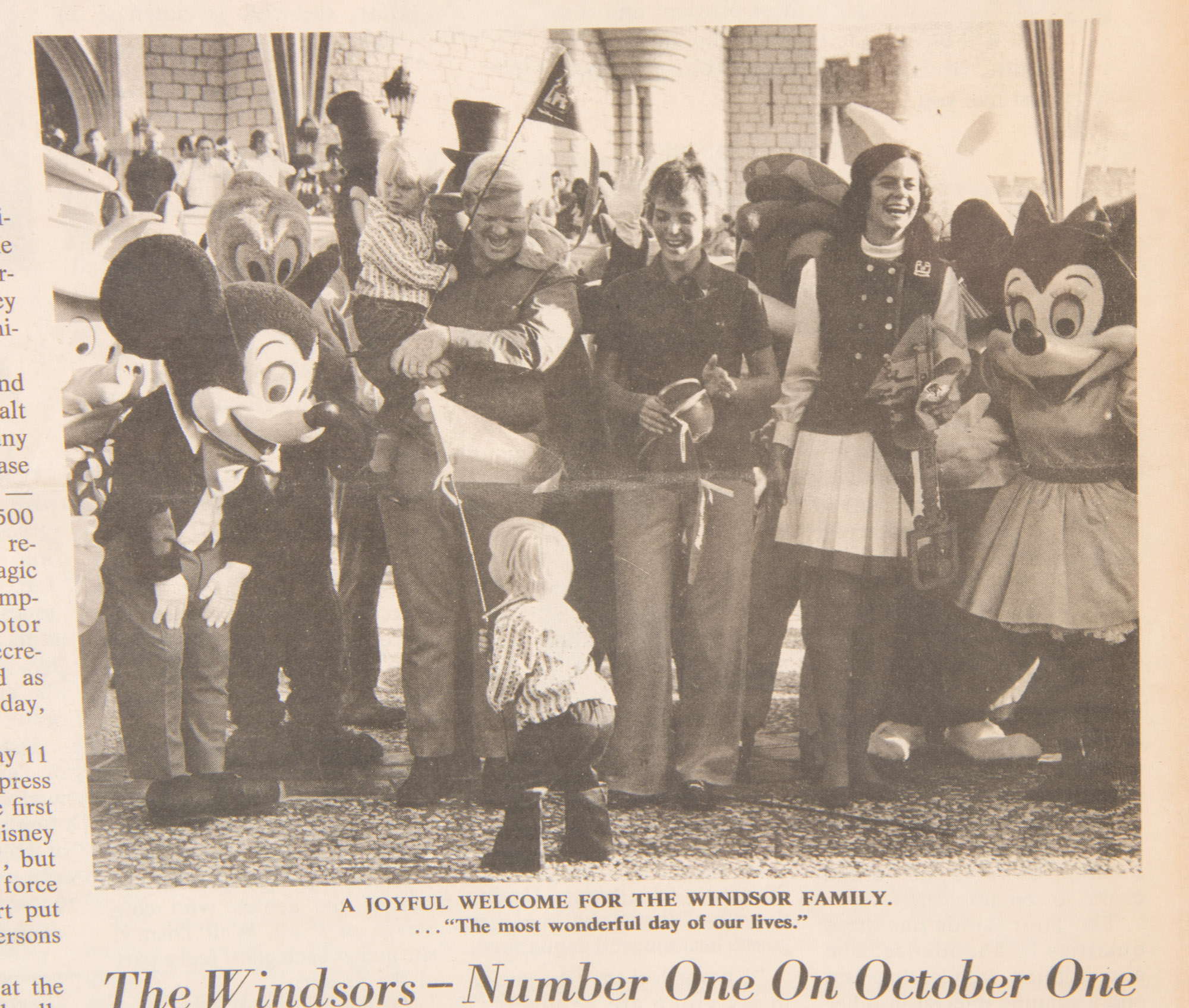 "Walt Disney World News" Framed Newspaper