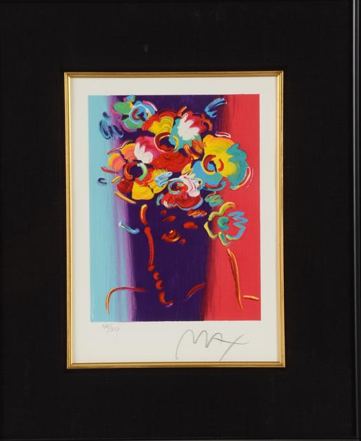 Peter Max Signed Limited Edition Serigraph "Roseville Profile"