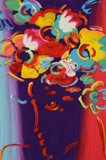 Peter Max Signed Limited Edition Serigraph "Roseville Profile"