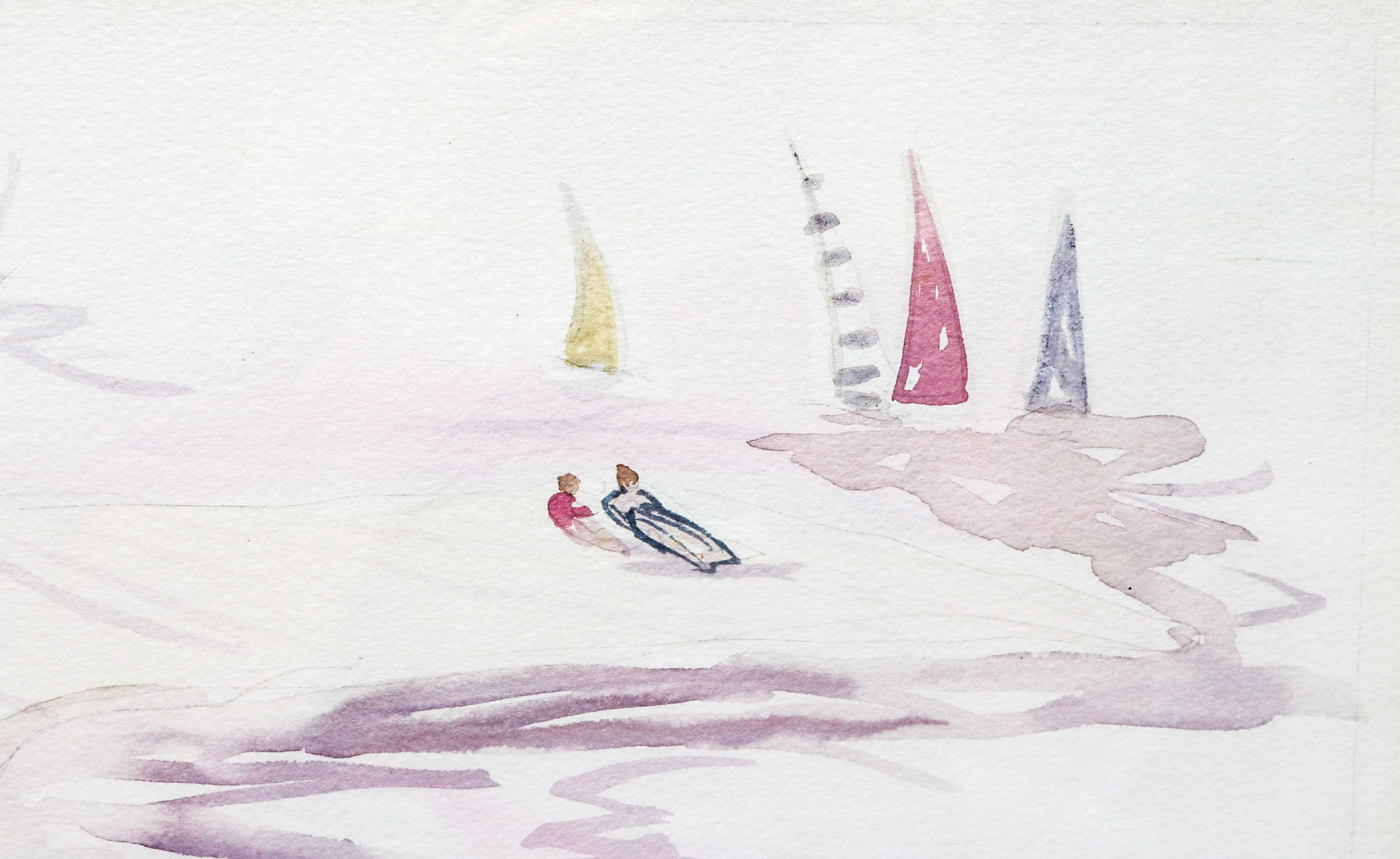 Dianne Powell Signed Original Watercolor