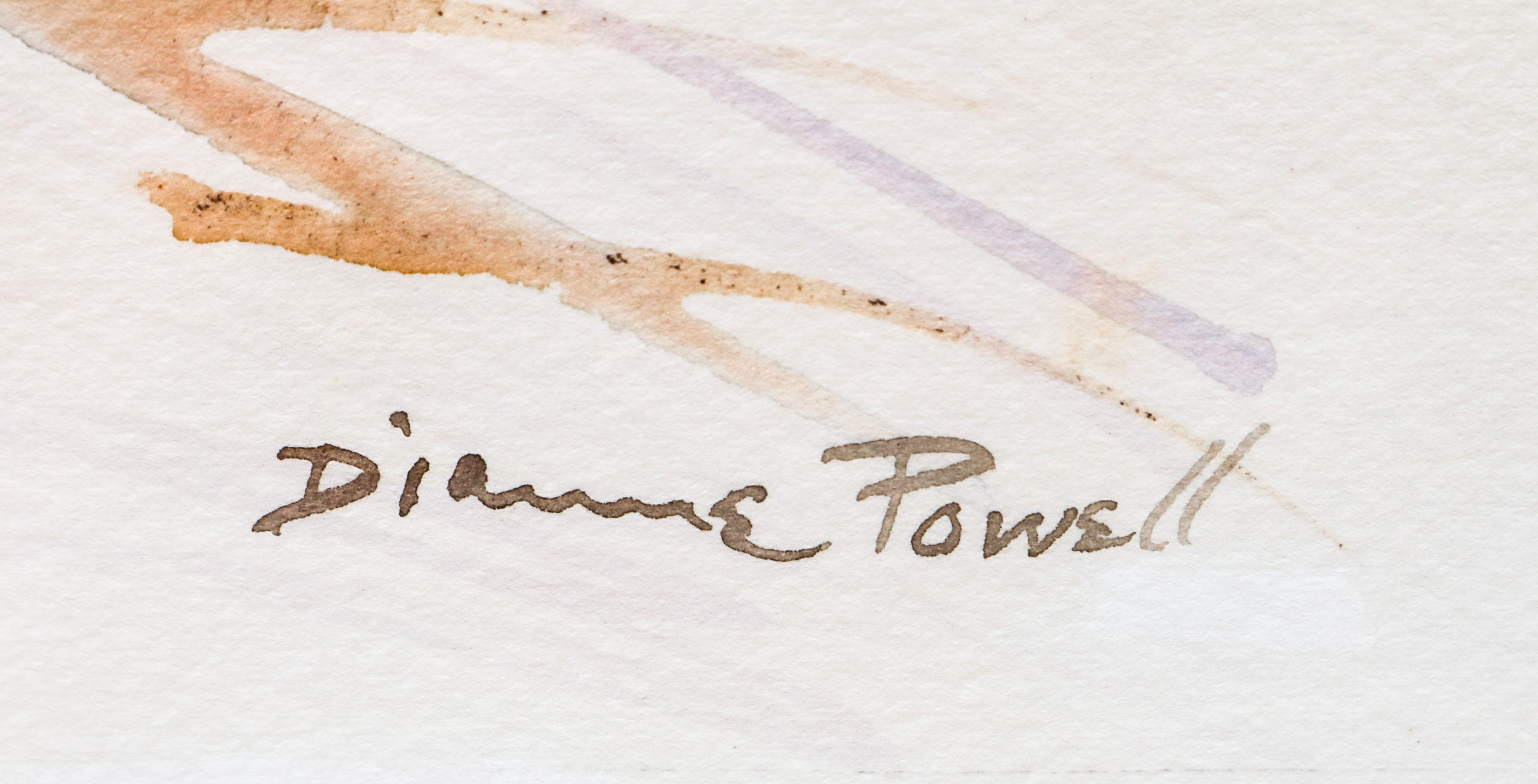 Dianne Powell Signed Original Watercolor