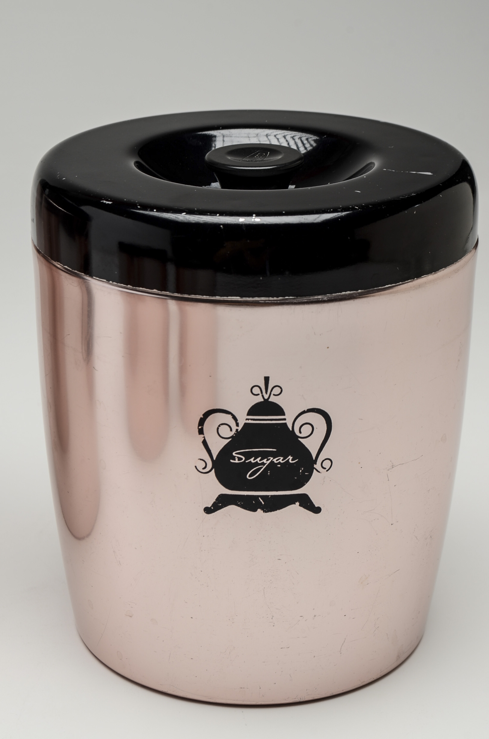 Vintage West Bend Aluminum Four-Piece Nesting Kitchen Canisters