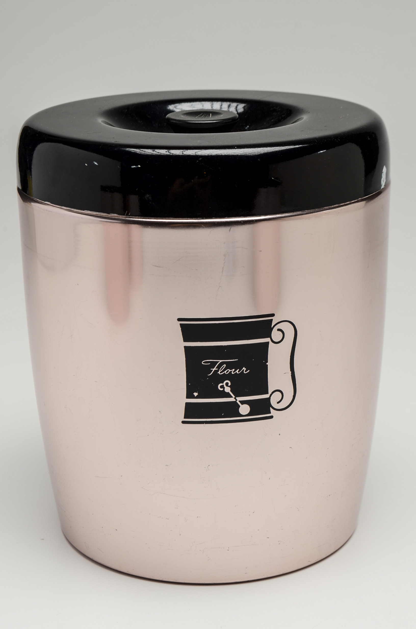 Vintage West Bend Aluminum Four-Piece Nesting Kitchen Canisters