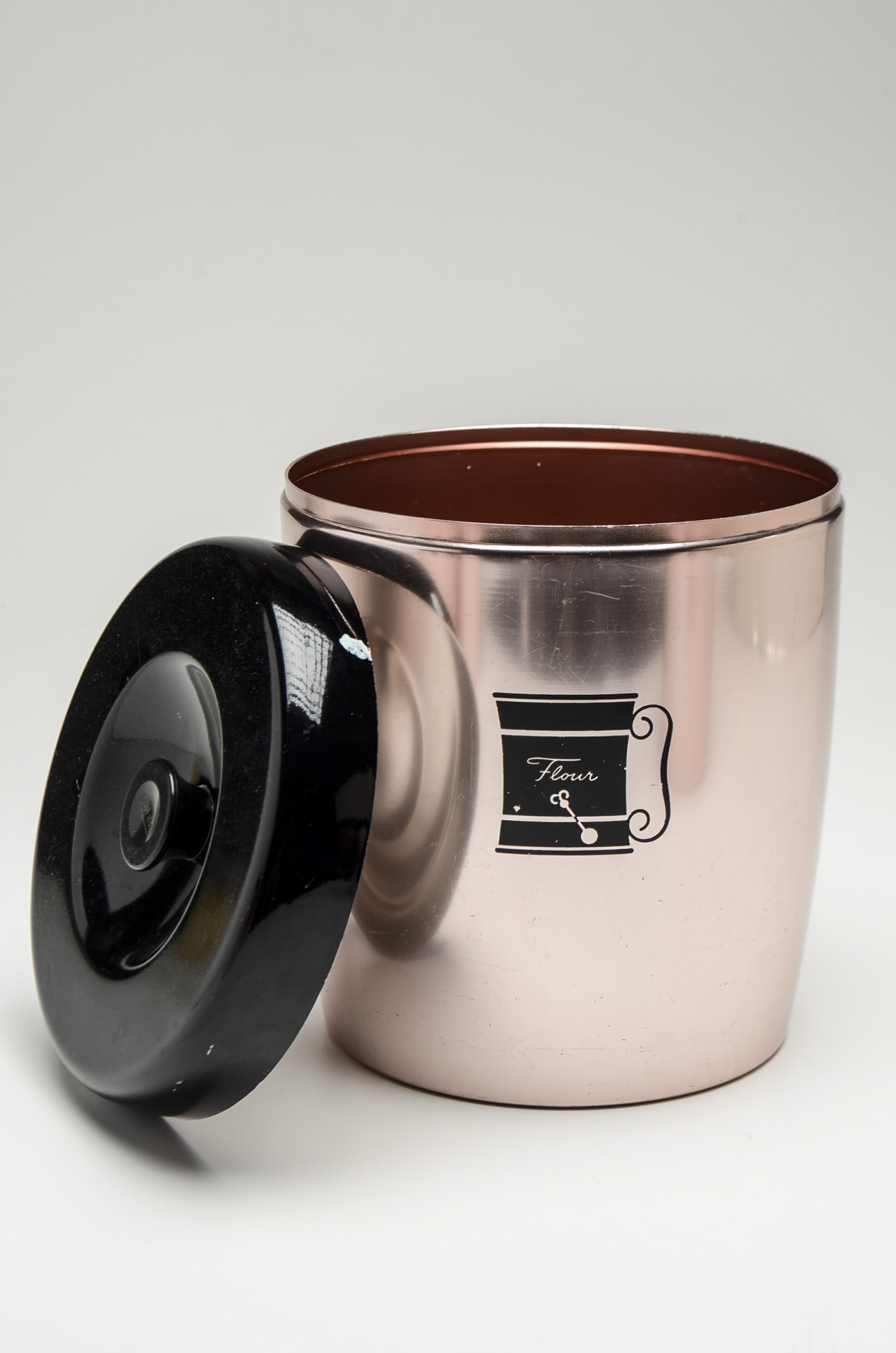 Vintage West Bend Aluminum Four-Piece Nesting Kitchen Canisters