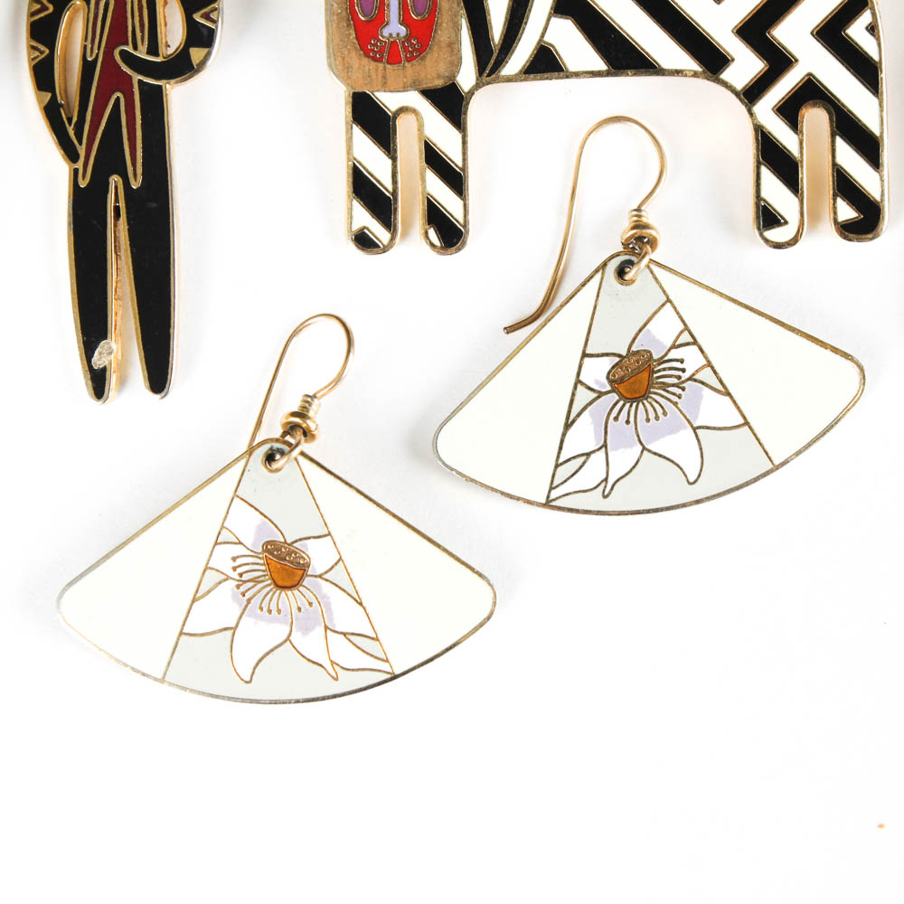Collection of Laurel Burch Enameled Jewelry