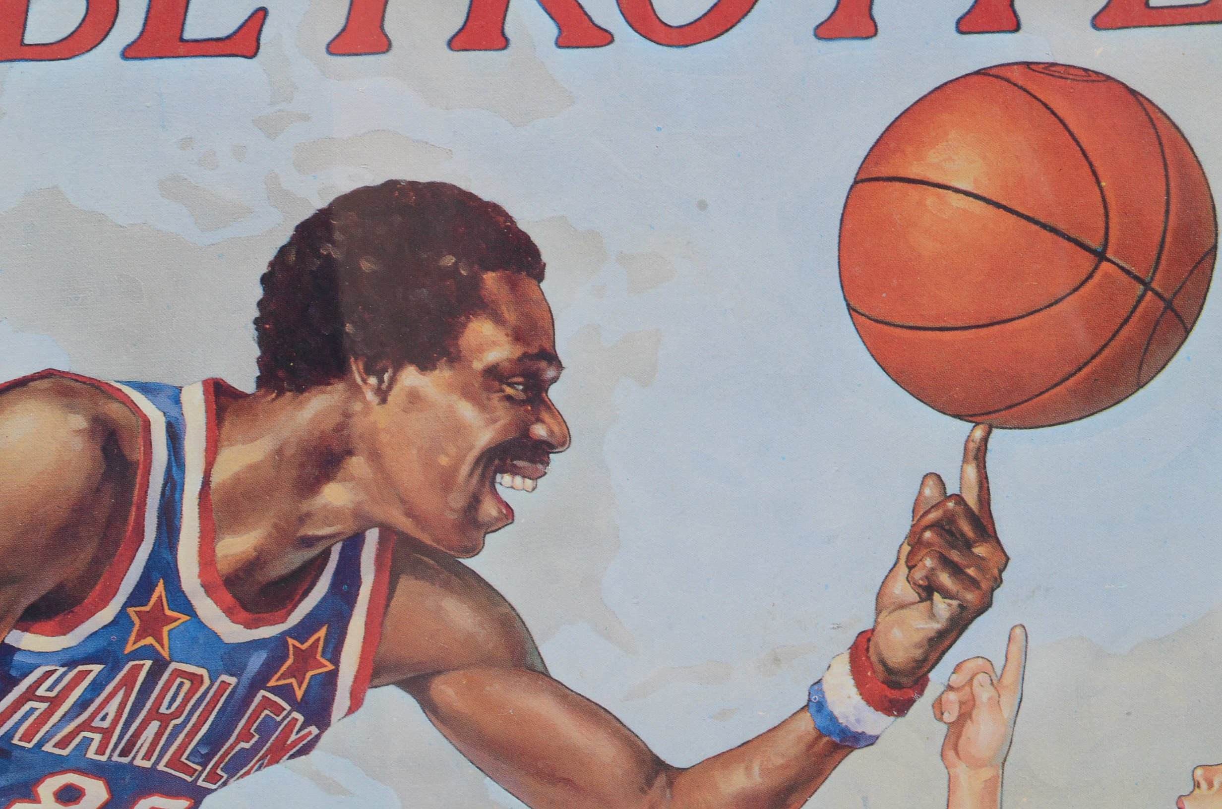1983 Harlem Globetrotters Basketball Tour Poster From Gardens