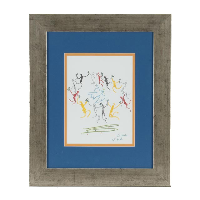 Offset Lithograph After Pablo Picasso "The Dance of the Youth"