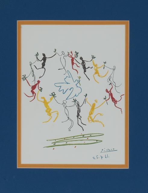 Offset Lithograph After Pablo Picasso "The Dance of the Youth"