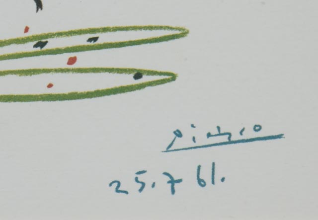 Offset Lithograph After Pablo Picasso "The Dance of the Youth"