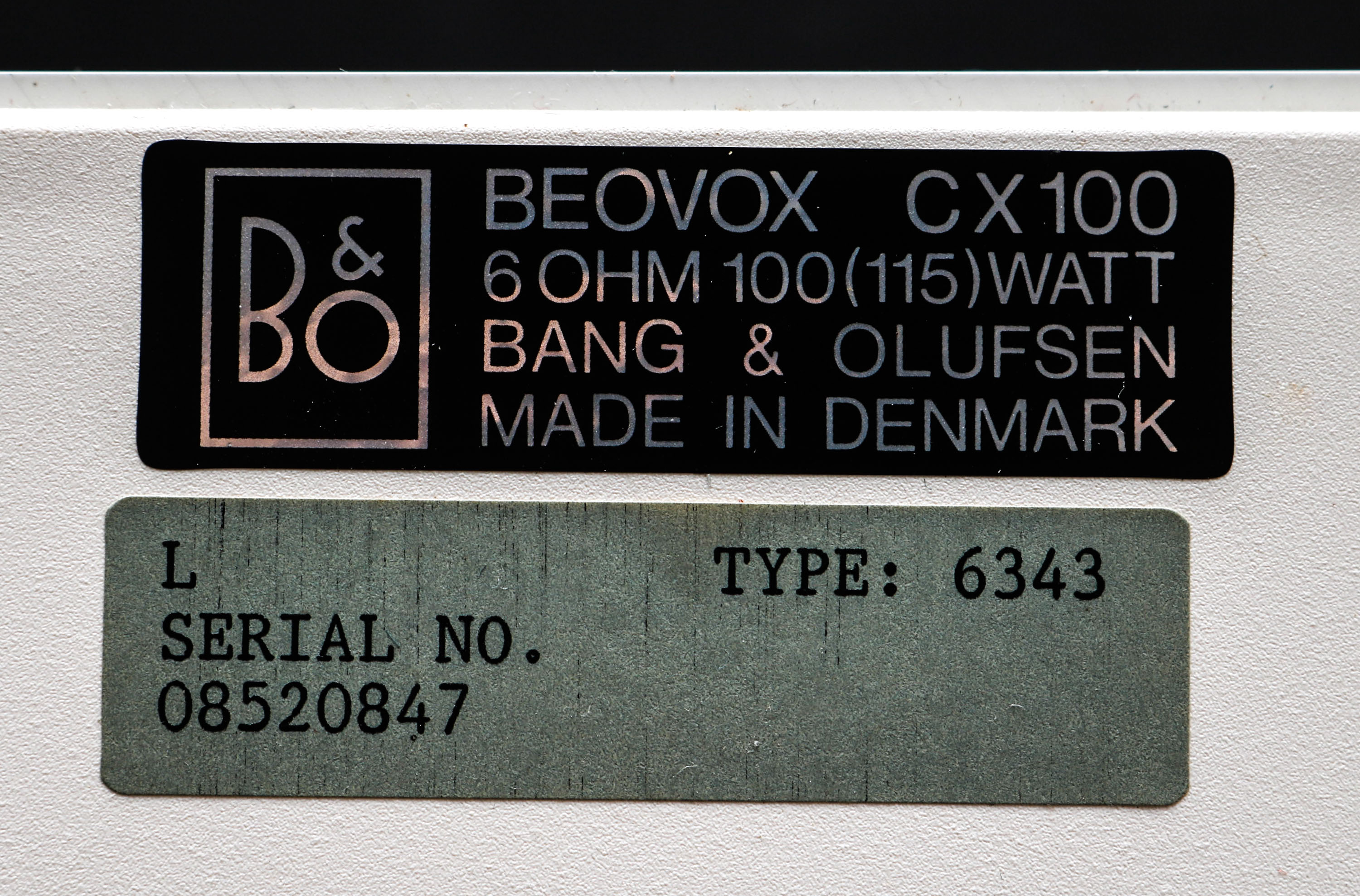 Pair of Bang & Olufsen Beovox Speakers