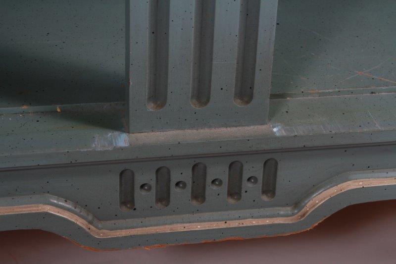 Neo-Classical Style Marble Top Buffet