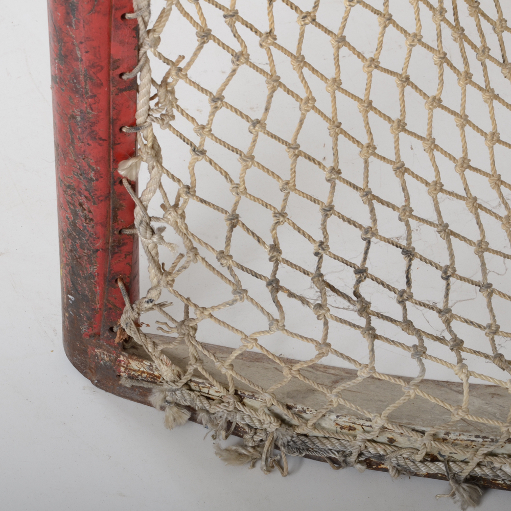 Vintage Hockey Goalie Net