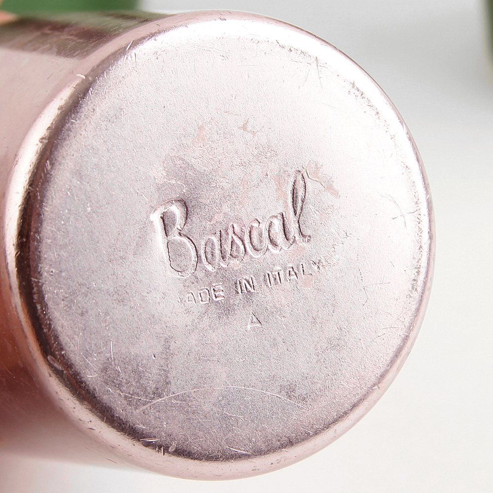 Mid 20th Century Bascal Aluminum Tumblers and Hi-Jacs Sleeves