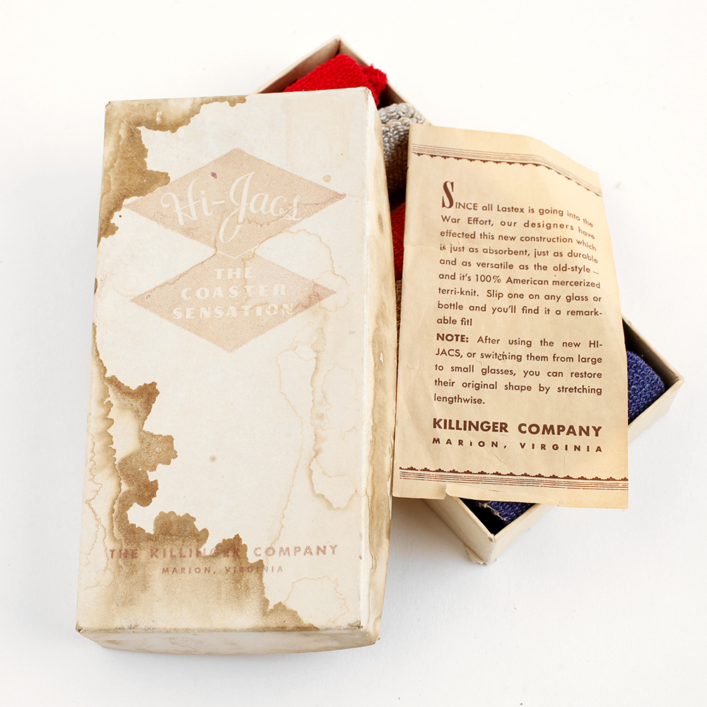 Mid 20th Century Bascal Aluminum Tumblers and Hi-Jacs Sleeves