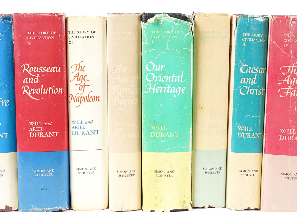 "The Story of Civilization" by Will Durant, Complete Set